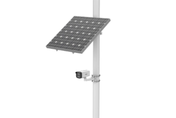 海康威视400万4G白光全彩摄像机太阳能套装（220WH版80瓦太阳能板）安装图片